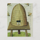 Bijen en bijen briefkaart (Voorkant)