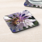 Bijen en blauw ventiel onderzetter (Linkerzijde)