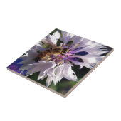 Bijen en blauw ventiel tegeltje (Zijkant)