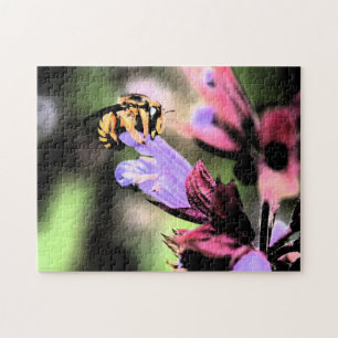 Bijen en Bloem 11x14 252pc jpcna Legpuzzel