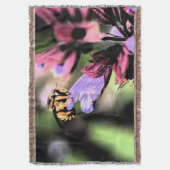 Bijen en Bloem tbcna Deken (Voorkant Verticaal)