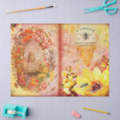 bijen en bloem tissuepapier (Craft)