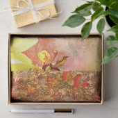 bijen en bloem tissuepapier (Geschenk)