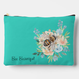 Bijen en Bloem Vignet Grote Accessoire Pouch Etui