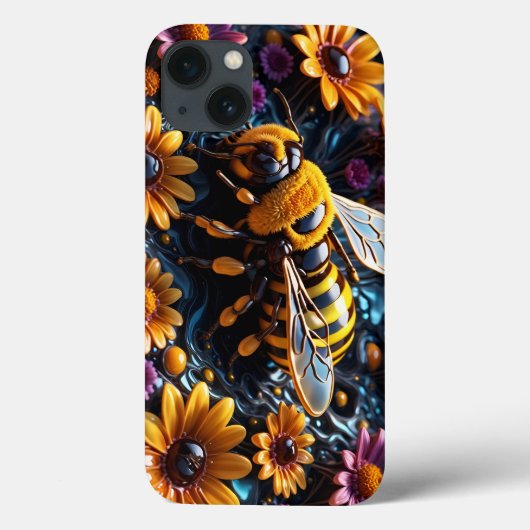 bijen en bloemen Case-Mate iPhone case (Achterkant)