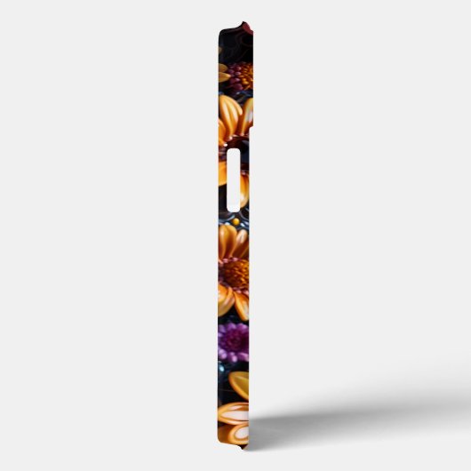 bijen en bloemen Case-Mate iPhone case (Achterkant / Rechts)