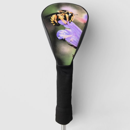 Bijen en bloemen dccna golfheadcover (Voorkant)
