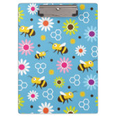 Bijen en bloemen klembord (Voorkant)