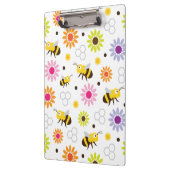 Bijen en bloemen klembord (Links)