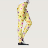 Bijen en bloemen leggings (Rechts)