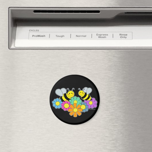 Bijen en bloemen magneet (Insitu (Vaatwasser))