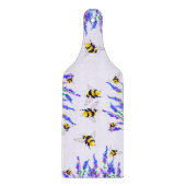 Bijen en bloemen Snijbordverf Snijplank (Voorkant)