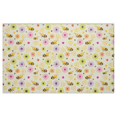 Bijen en bloemen stof (Fat Quarter)
