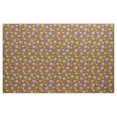 Bijen en bloemen stof (Yard (91,4 cm))