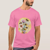 Bijen en bloemen t-shirt (Voorkant)