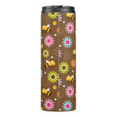 Bijen en bloemen thermosbeker (Achterkant)