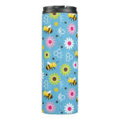 Bijen en bloemen thermosbeker (Achterkant)