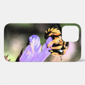 Bijen- en bloemenifcna Case-Mate iPhone case (Achterkant (horizontaal))