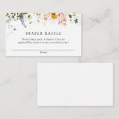 Bijen en  Bloemenluier Raffle Informatiekaartje (Voorkant / Achterkant)