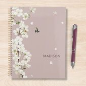 Bijen en Blossom Gepersonaliseerde Naam Planner