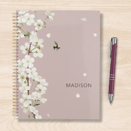 Bijen en Blossom Gepersonaliseerde Naam Planner