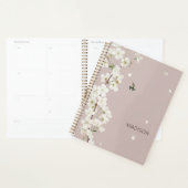 Bijen en Blossom Gepersonaliseerde Naam Planner (Display)