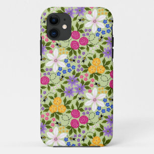  bijen en boterbloemen Case-Mate iPhone case