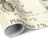 Bijen en  catalogus cadeaupapier (Rol Hoek)