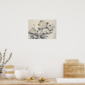 Bijen en chrysanten poster (Keuken)