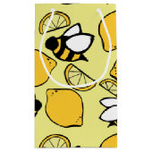 Bijen en citroenen voor limonade klein cadeauzakje (Achterkant)