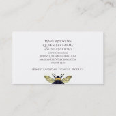 Bijen en Crown Boerderij imker Visitekaartje (Achterkant)