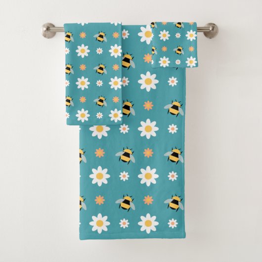 Bijen en Daisies Bad Handdoek (Insitu)