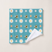 Bijen en Daisies Bad Handdoek (Wasdoekje)