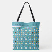 Bijen en Daisies personaliseren Tote Bag (Achterkant)