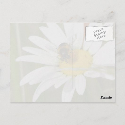 Bijen en Daisy Briefkaart (Achterkant)