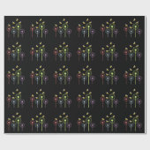 Bijen en Dandelion Cadeaupapier (Vlak)