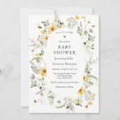 Bijen en fijne wilde Baby showers Kaart (Voorkant)