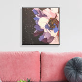 Bijen en gepolariseerd licht canvas afdruk (Insitu (Woonkamer))