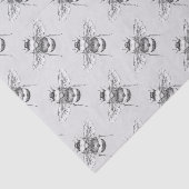 bijen en grijze tissuepapier (Detail)