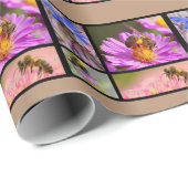 Bijen en hommelmozaïeken cadeaupapier (Rol Hoek)