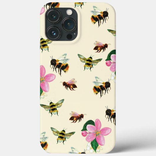 Bijen en hommels Case-Mate iPhone case (Achterkant)
