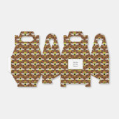Bijen en Honeycomb Pattern Bedankdoosjes (Uitgevouwen)
