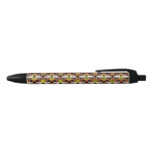 Bijen en Honeycomb Pattern Zwarte Inkt Pen (Bovenkant)