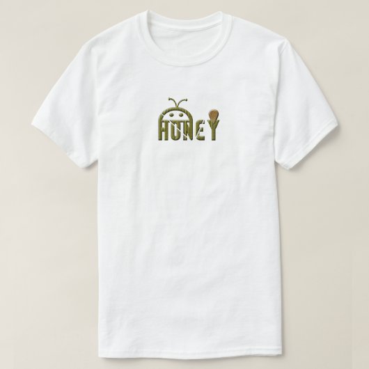 Bijen en honing logo T-shirt (Design voorkant)