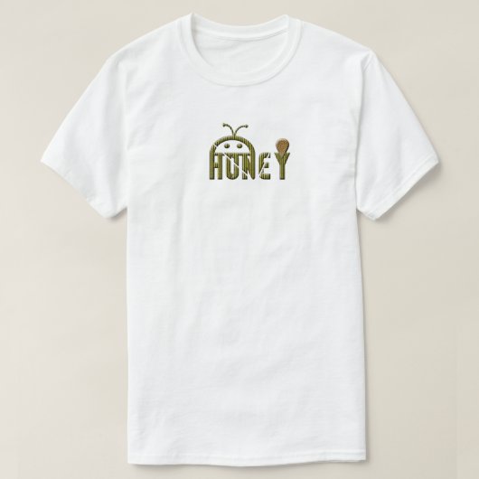 Bijen en honing logo t-shirt (Design voorkant)