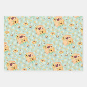 Bijen en Honing Schattige Verpakking Papier Bladen Inpakpapier Vel (Voorkant 3)