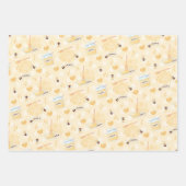 Bijen en Honing Schattige Verpakking Papier Bladen Inpakpapier Vel (Voorkant)
