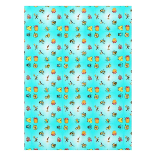 Bijen en honing tafelkleed (Voorkant)