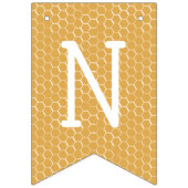 Bijen en honingraat gefeliciteerd vlaggetjes (Derde vlag)