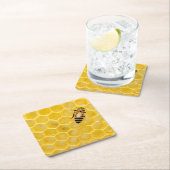 bijen en honingraat kartonnen onderzetters (Insitu)